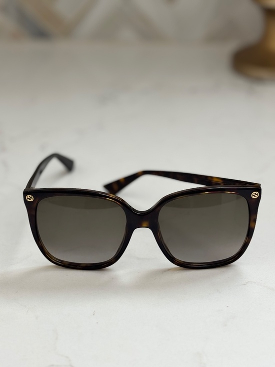 57mm Gradient Square Sunglasses